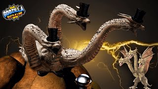 LEVEL 30 Ride King Ghidorah Ranked Battles  Godzilla Battle Line [upl. by Sugden979]