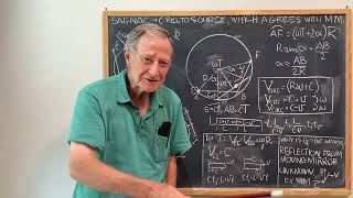 THE Sagnac Effect Calculation Agrees with Michelson Morley [upl. by Devlin204]