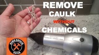 How to Easily Remove Silicone Caulk Without Using Chemicals [upl. by Anerda]