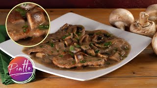 Scaloppine ai Funghi  Secondo Piatto Veloce [upl. by Apollo]