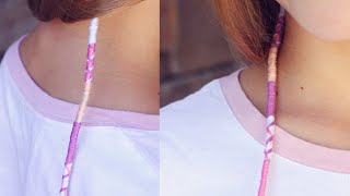 How to do a Hair Wrap  DIY Hair  Brown Haired Bliss  Quarantine Hair [upl. by Royo]