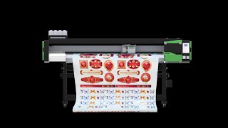 signstech printer cutter demo DX5 2in1 [upl. by Winikka]