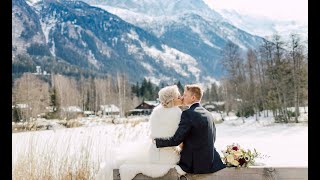 Chapel Wedding and Altitude Reception in the French Alps [upl. by Ecirtaeb]