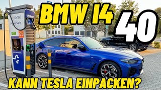 🤩🤩BMW I4  40 M Gran Coupe Kann Tesla endgültig einpacken [upl. by Nangem419]