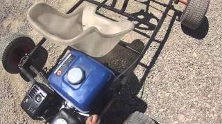 Mon kart fait maison 200cc 65ch 32 [upl. by Artsa]