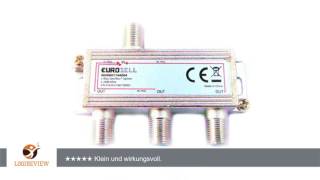 Digitaler 3fach SAT Antennen Kabel TV BK Verteiler Splitter HDTV 3fach F Verteiler Fernsehen [upl. by Shirleen281]