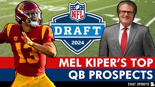 UPDATED Mel Kiper QB Rankings For 2023 NFL Draft  Top 10 QB Prospects Ft Caleb Williams Drake Maye [upl. by Hepza]