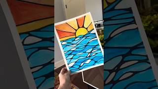 How to make art for anxiety neurographicart artforanxiety easyart watercolor [upl. by Saltzman]