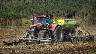 Ackerbohnen säen mit CASE IH Optum 300  Sky Agriculture Easydrill HD pro [upl. by Bary]