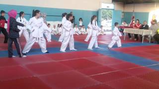 Beyaz kuşak sınavı taekwondo 👍👊 [upl. by Izak351]