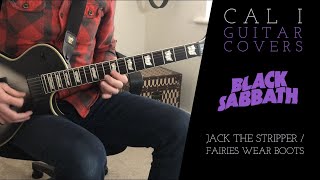 Jack the stripper  fairies wear boots  Guitar cover Black Sabbath [upl. by Retrak]