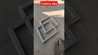 KREATIF IDEA SIMPLE AND ELEGANT FENCE ORNAMENT trendingshorts tutorial creativideas ideas [upl. by Acinoj536]