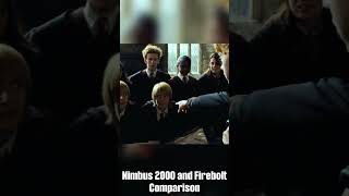 Nimbus 2000 and Firebolt in Harry Potter Quidditch Champions vs the movies shorts [upl. by Onaivatco]