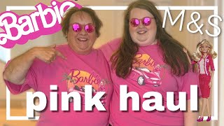 ALL PINK HAUL  mamps barbie inspired plus size fashion try on  FEATURING MUM  2023 [upl. by Demetrius]