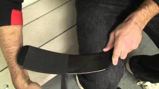 How To Tape A Hockey Stick Blade  HowToHockeycom [upl. by Luapleahcim956]