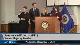 HouseSenate DFL Media Availability 12623 [upl. by Uamak]