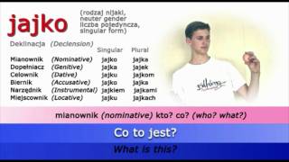 Easy Polish Grammar  Case Drill jajko egg [upl. by Ained]