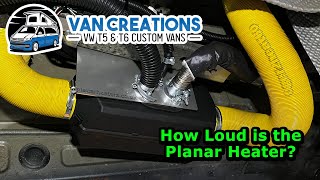 How Loud Is The Planar Diesel Heater VW Transporter T5 amp T6 [upl. by Claudette]