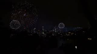 Sydney New Years Eve Fireworks 4k UHD from Cremorne Reserve [upl. by Anica819]