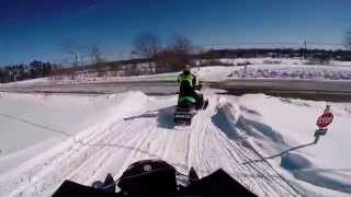 Snowmobiling Mayville NY to Cassadaga NY [upl. by Hitoshi]