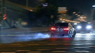 Nightmare Mercedes amp BMW M3 F80 CRAZY DRIFT Moscow [upl. by Dibbrun]