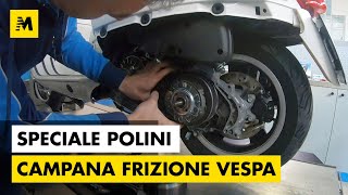 Polini Come elaborare la frizione della Vespa GTS300 Puntata 4 [upl. by Peltz]