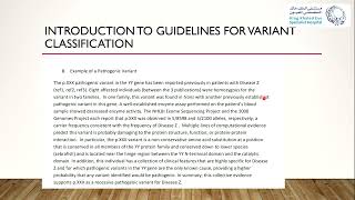 Understanding the ACMG Variant Classification [upl. by Fawna]