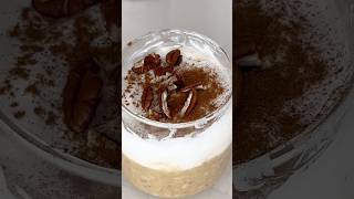 Pumpkin pie overnight oats 🥧 pumpkin overnightoats breakfast pumpkinpie breakfast asmr short [upl. by Danny]