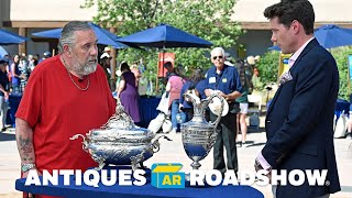 Best Moment Victorian Silver Tureen amp Ewer  ANTIQUES ROADSHOW  PBS [upl. by Agripina19]