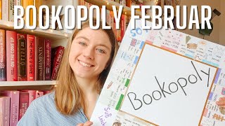 Bookopoly Februar😊  Diese Bücher möchte ich lesen  Bookaholicgroup [upl. by Merrick]