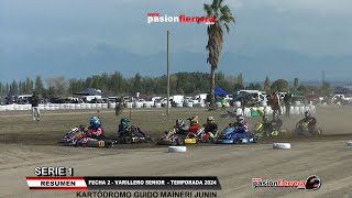 2024 FECHA 2 RESUMEN SERIES Camp Prov de karting kartódromo Maineri Junin [upl. by Lauritz]