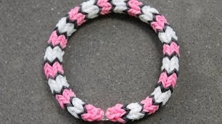 Rainbow Loom Nederlands Quadrafish Armband [upl. by Tsew565]