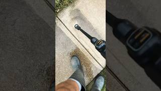 Time Lapse Pressure Washing Sidewalk asmr landscape landscaping yard yardwork worx cleaning [upl. by Cinderella]