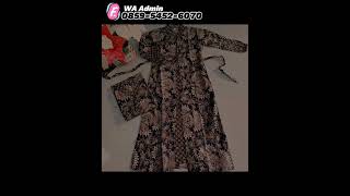 14 Trend Baju Gamis Batik Terbaru 2023 [upl. by Allecsirp585]