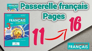 Passerelle francais pages 11  12  13  14  15 [upl. by Oilla]