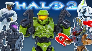 A LOVE LETTER TO HALO 2 Mega Construx Halo 2 Character Pack Unboxing Review [upl. by Akiemat]