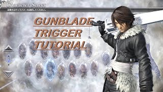 Dissidia NT Skills  Squalls Trigger Easy Method [upl. by Carry]