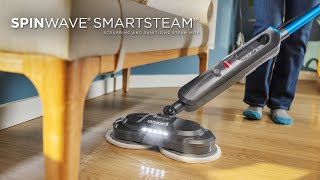 SpinWave® SmartSteam™ Scrubbing amp Sanitizing Spin Mop  Feature Overview [upl. by Annaer]