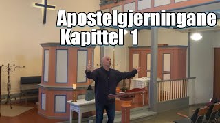 Apostelgjerningane Kap 1  Bibeltimer om Apostelgjerningane [upl. by Aerdnod]