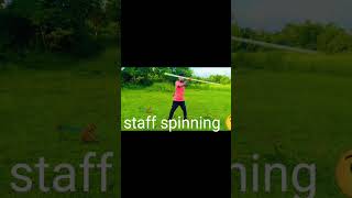 Staff spinninglathichalana shortsviralvideo [upl. by Ardnahs799]