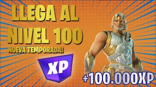 NUEVO MAPA DE XP 100K 😱 CÓMO SUBIR DE NIVEL EN FORTNITE RÁPIDO NUEVA TEMPORADA [upl. by Wilt]