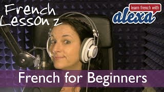 Learn French With Alexa Polidoro Free French Lesson 2 [upl. by Dagna]