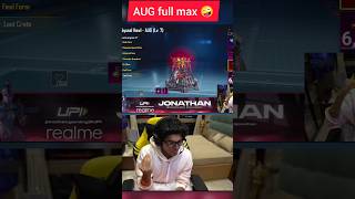 AUG FULL MAX JONATHAN GAMING 😱 jonathangaming jonathanlive jonathan crateopening shorts bgmi [upl. by Assennev]