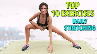 Top 10 Stretching Exercises To Increase Height And Improve Posture [upl. by Connelley438]