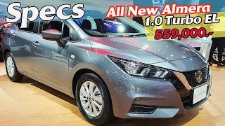 Specs All New Nissan Almera รุ่น 10 Turbo ELรายละเอียด สินสัน อัลเมร่า ใหม่ 2019 EL [upl. by Neron]