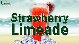 Strawberry limeade Recipe I Healthy Summer Cooler Drink [upl. by Faulkner]