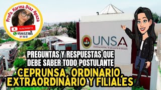 UNSA ADMISIÓN TODO LO QUE DEBES SABER admision unsa postulantes arequipa datos curiosidades [upl. by Nnaul154]