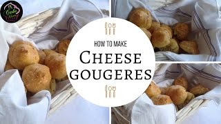 how to make cheese gougeres recipe [upl. by Noonberg]