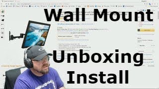 Unboxing  Install Mount It MI4151 FullMotion TV Wall Mount Bracket  Up 42quot [upl. by Sacken536]