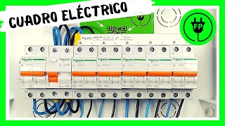 Instalar y cablear CUADRO ELÉCTRICO de VIVIENDA BÁSICO  ELECTRICIDAD BÁSICA DOMICILIARIA [upl. by Viking]